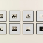 good photography shown as a consistent grid of framed prints illustrating visual standards