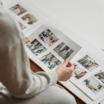 Contact sheets being reviewed, showing why nice photos are the wrong choice when images are selected for safety instead of purpose