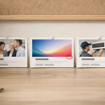 Comparison of three homepage hero layouts illustrating how homepage photos can create risk through generic or abstract image choices.